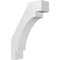 Ekena Millwork 5 1/2-in. W x 18-in. D x 26-in. H Merced Architectural Grade PVC Knee Brace BRCP055X18X26MRC - alternate 1